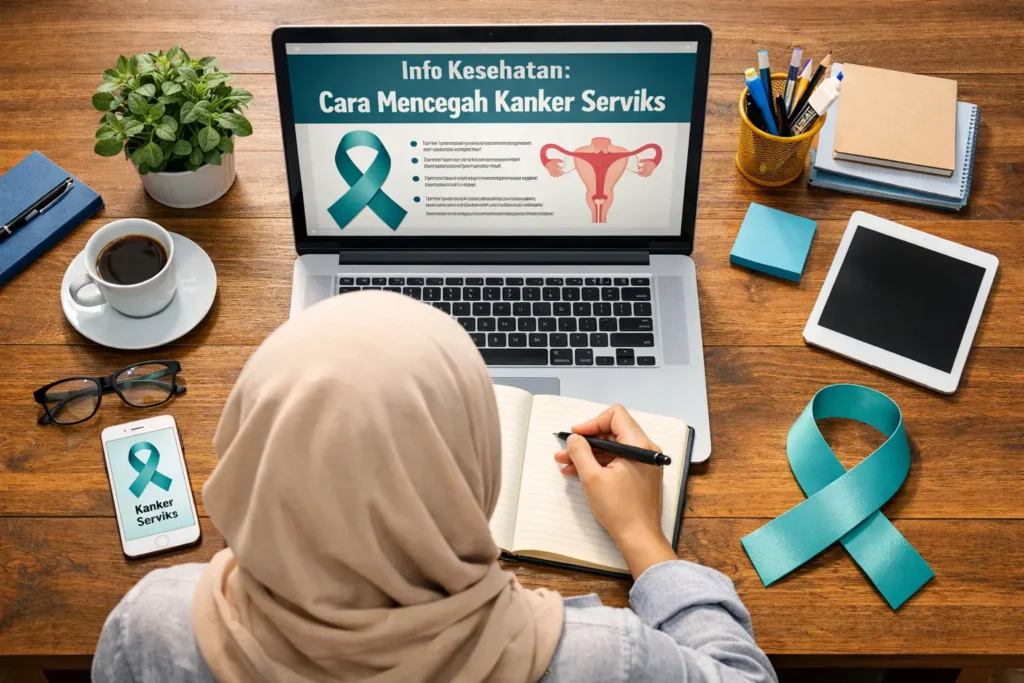 Ilustrasi wanita usia produktif waspada gejala kanker serviks